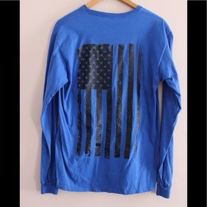 American flag long sleeve T-Shirt
